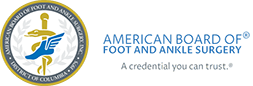 Logo Recognizing St. Cloud Foot & Ankle's affiliation with American Board of Foot and Ankle Surgery